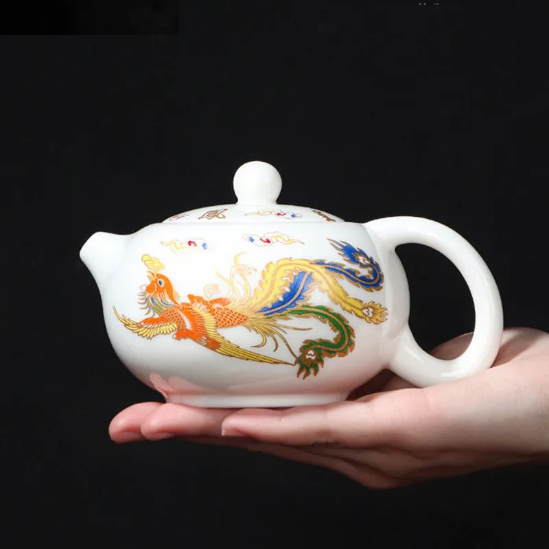 Bule Mágico Cerâmica Branca Bule Muda De Cor