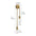 Arandela de Parede Duo – Iluminação Sofisticada em Dourado e Preto