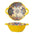 1L Hand Painted Ceramic Bowl: Elegance and Handcrafted Quality