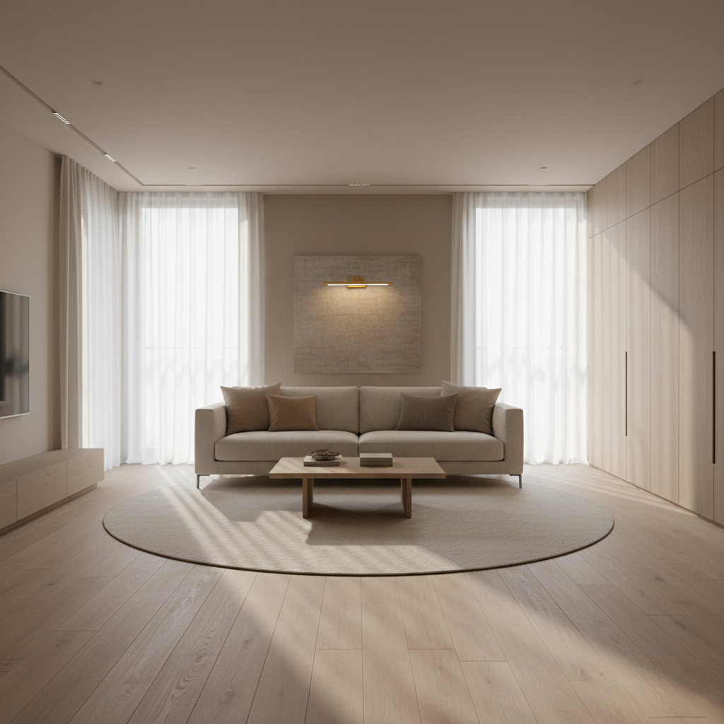 Arandela de Parede LED Linear Rotativa 40cm - Iluminação Moderna para Quadros e Espelhos