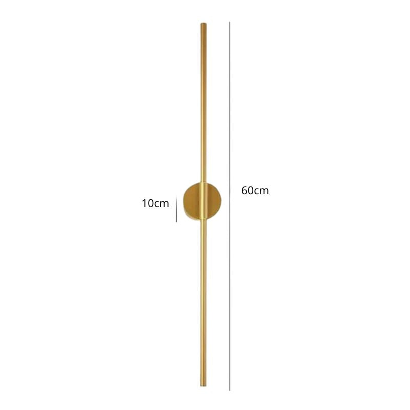 Arandela Linear Vertical e Horizontal 60cm e 100cm – Lâmpada de Parede LED Moderna