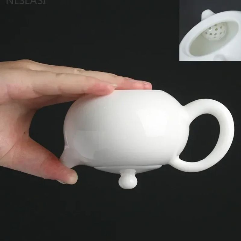 210ml Dehua Ceramic Xishi Handmade Tea Pot