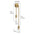 Arandela de Parede Duo – Iluminação Sofisticada em Dourado e Preto