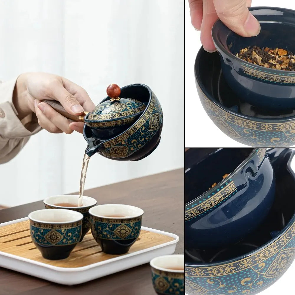 Magic Teapot 360 Semi-Automatic Color Changing