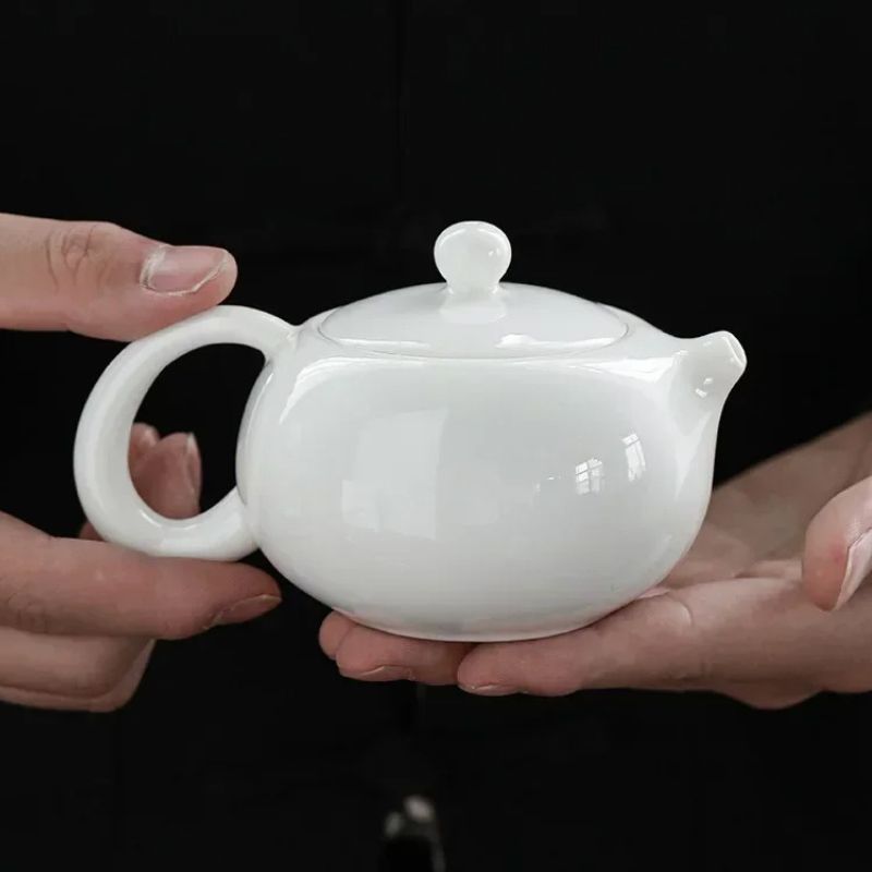 210ml Dehua Ceramic Xishi Handmade Tea Pot