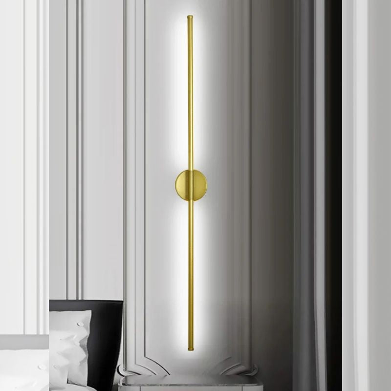Arandela Linear Vertical e Horizontal 60cm e 100cm – Lâmpada de Parede LED Moderna