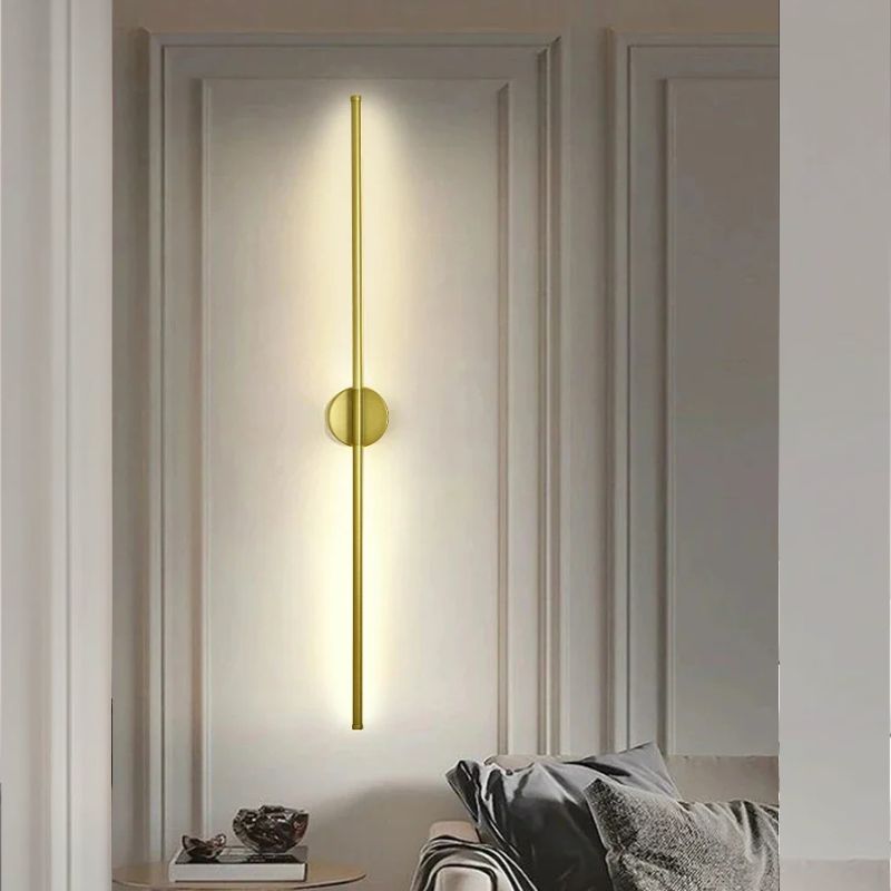 Arandela Linear Vertical e Horizontal 60cm e 100cm – Lâmpada de Parede LED Moderna