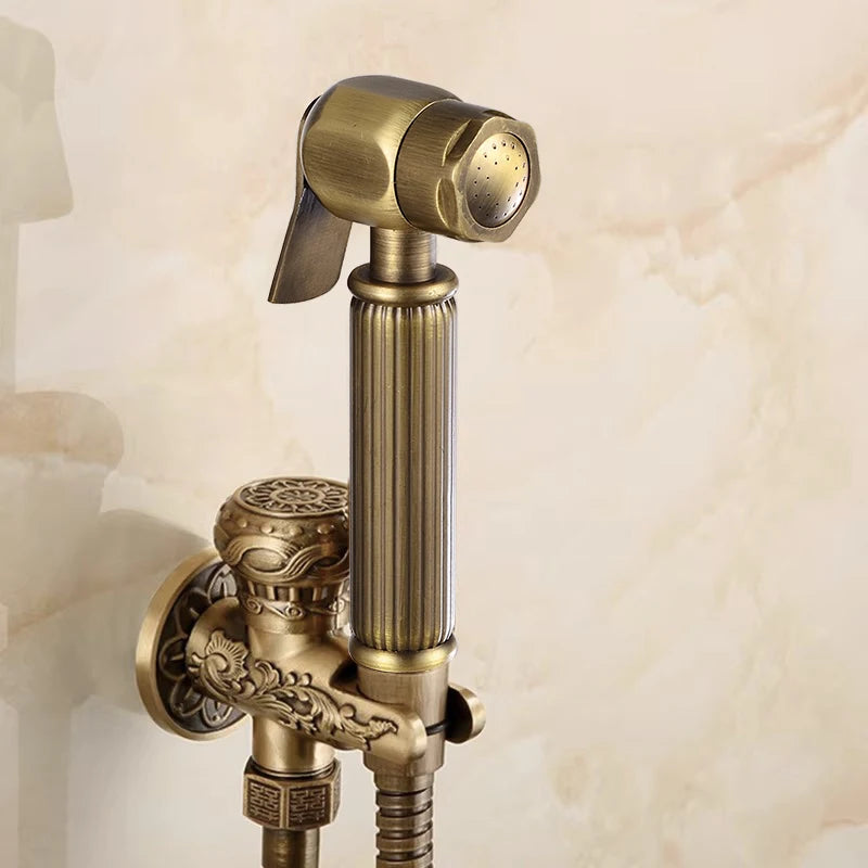 Ducha Higiênica Torneira Bidê de Parede com Spray Frontal