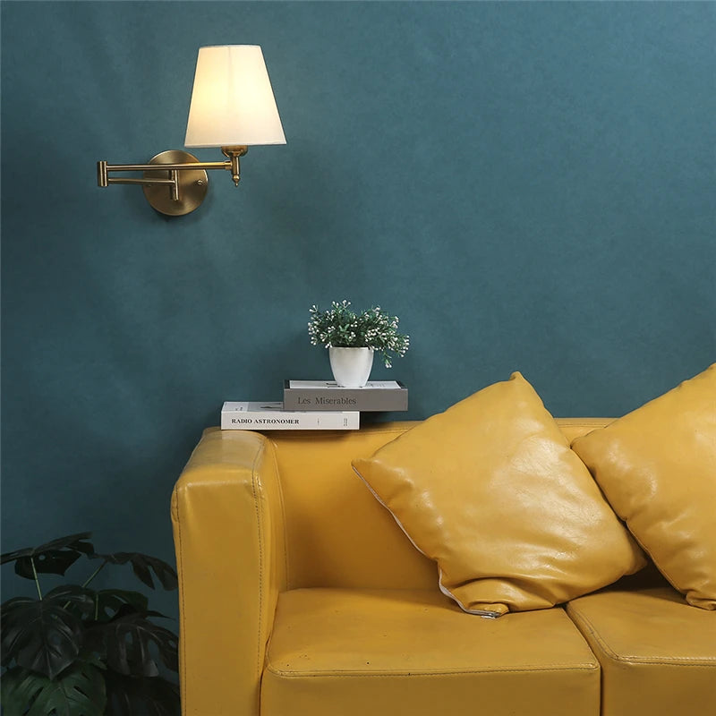 Arandela de Parede Articulável Classic Slim Ajustável Dobrável