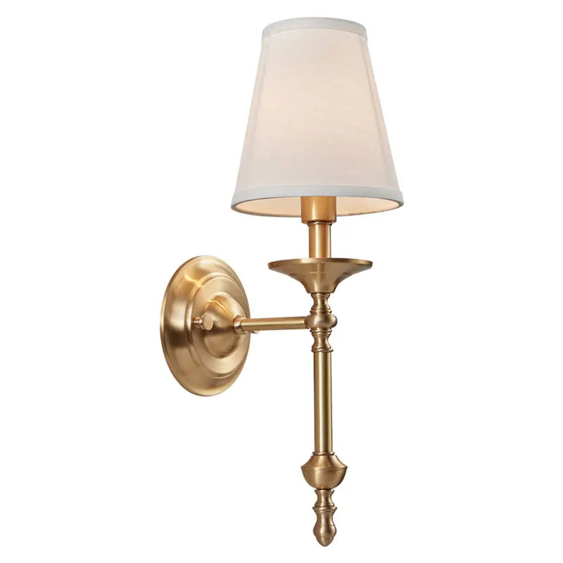 Arandela de Parede Tocheiro Dourada Classic Luminária Black
