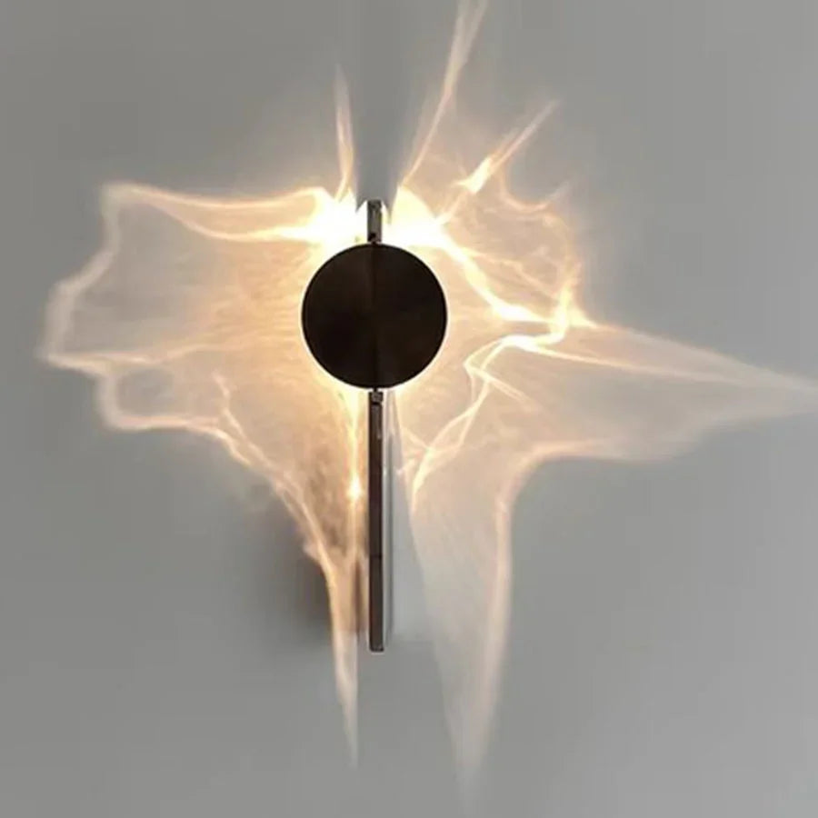 Arandela Orgânica Contemporânea – 1 ou 2 Pontos de Luz, Projeção Cênica e Iluminação por Sombras