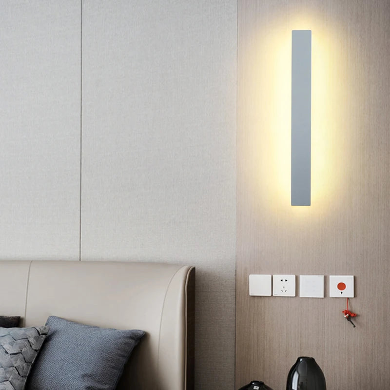 Arandela Reflexiva LED Minimalista | Bivolt | Luminária De Parede