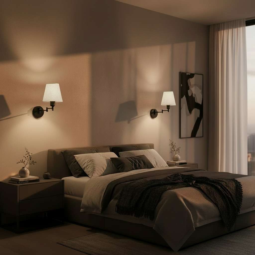 Arandela Tocheiro Articulada Com Acionamento