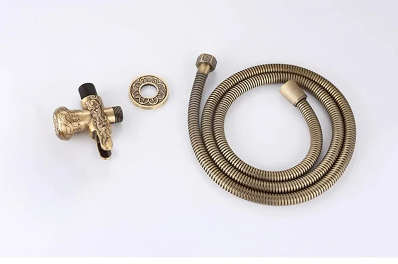 Ducha Higiênica Torneira Bidê de Parede com Spray Frontal