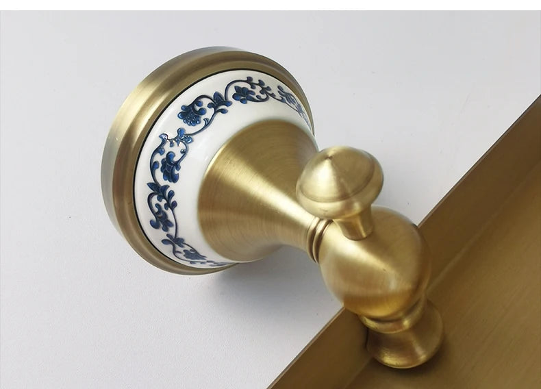 Porta Papel higiênico de Parede Vintage Bronze Retrô