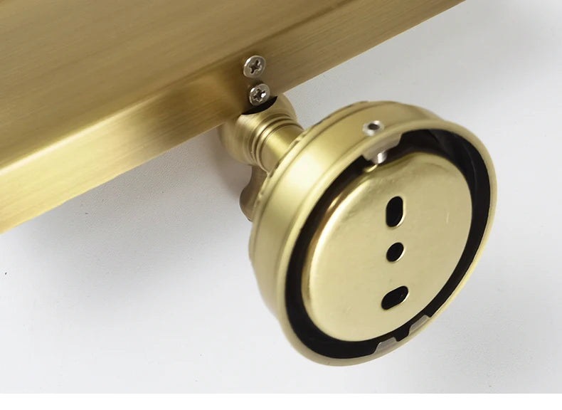 Porta Papel higiênico de Parede Vintage Bronze Retrô