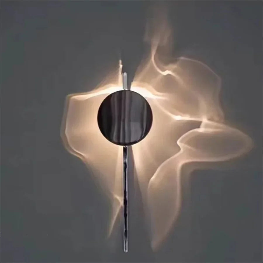 Arandela Orgânica Contemporânea – 1 ou 2 Pontos de Luz, Projeção Cênica e Iluminação por Sombras