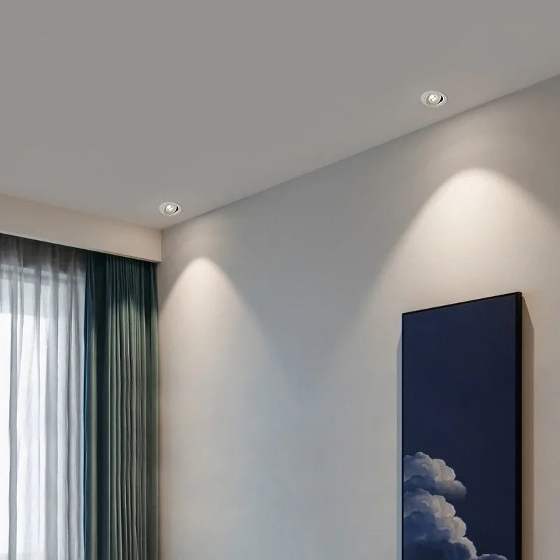 Luminaria Embutir 360º  Downlight LED 9W 12W 18W  Spotlight Regulável