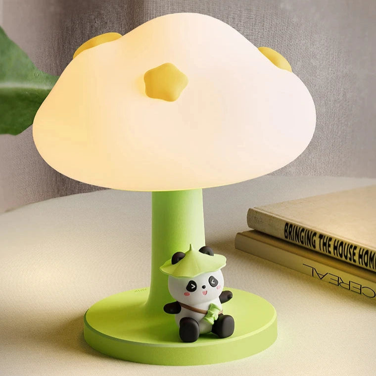 Luminária de Mesa Nuvem Panda LED Recarregável – Coelho E Panda Sem Fio