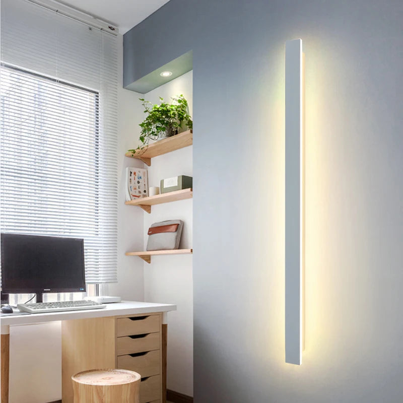 Arandela Reflexiva LED Minimalista | Bivolt | Luminária De Parede