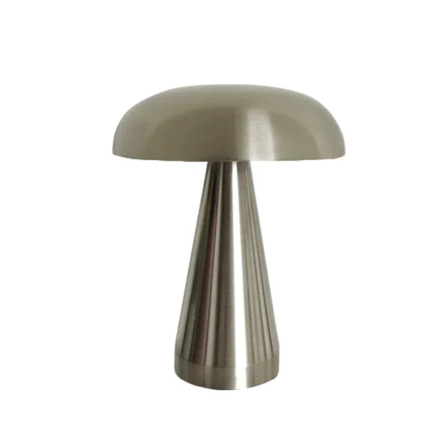 Abajur Cogumelo Minimalista Sem Fio Recarregável