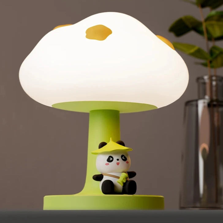 Luminária de Mesa Nuvem Panda LED Recarregável – Coelho E Panda Sem Fio