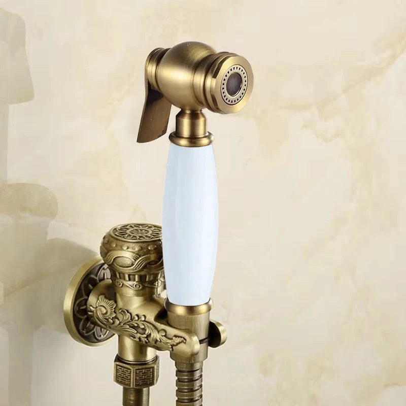 Ducha Higiênica Torneira Bidê de Parede com Spray Frontal