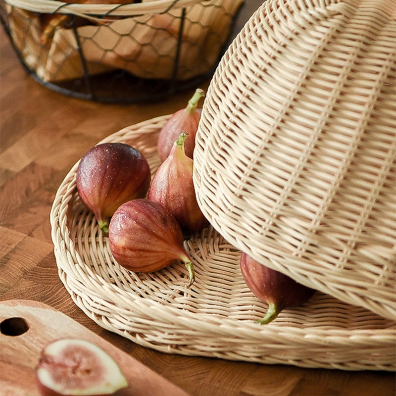 Handmade Wicker Bread Basket – Charm and Protection for Your Food
