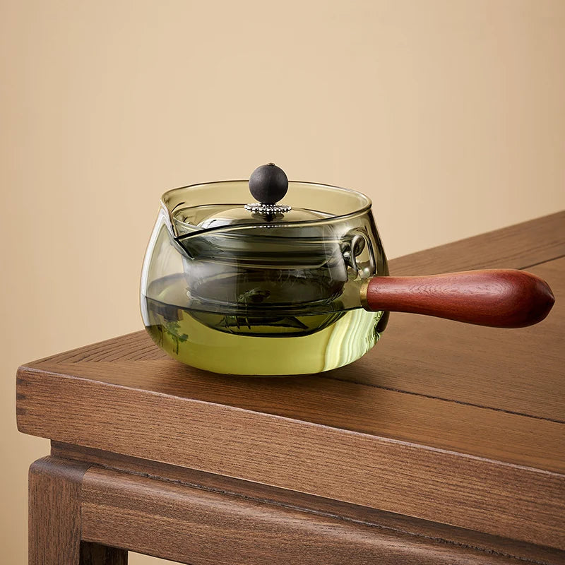 360° Heat Resistant Glass Tea Pot