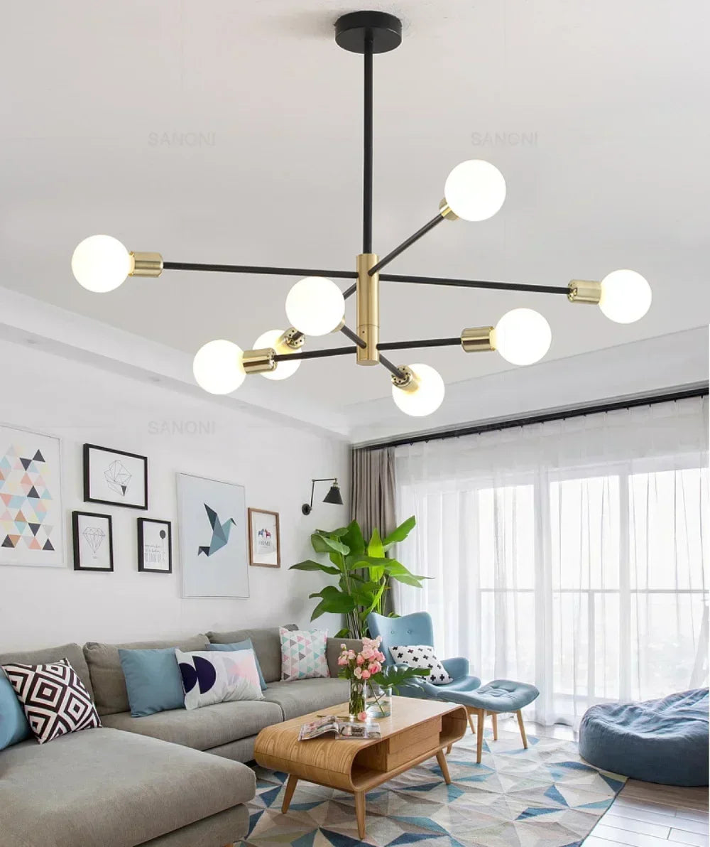 Pendente Jabuticaba Luminária de Teto 4 a 10 Globos