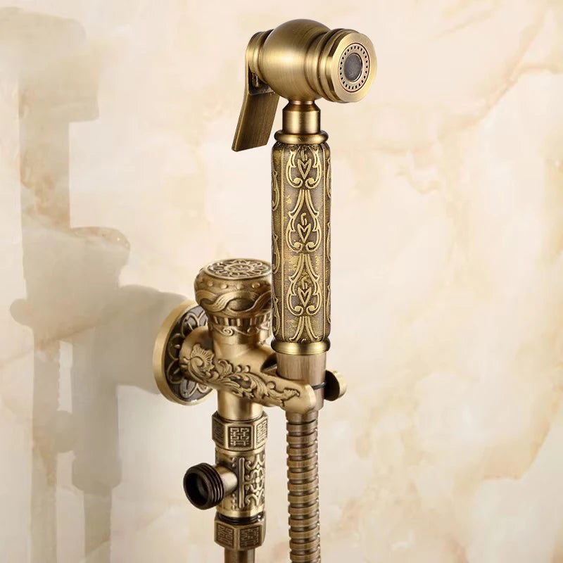 Ducha Higiênica Torneira Bidê de Parede com Spray Frontal