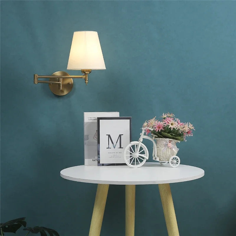 Arandela de Parede Articulável Classic Slim Ajustável Dobrável