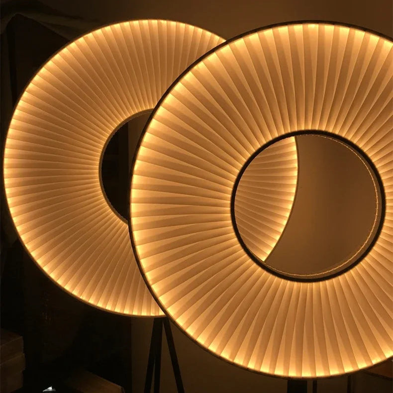 Luminária de Piso Pôr do Sol: Elegância Que Transforma Seu Ambiente