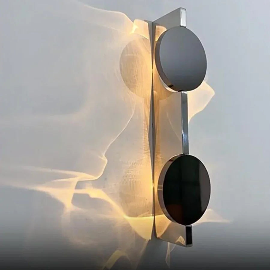 Arandela Orgânica Contemporânea – 1 ou 2 Pontos de Luz, Projeção Cênica e Iluminação por Sombras