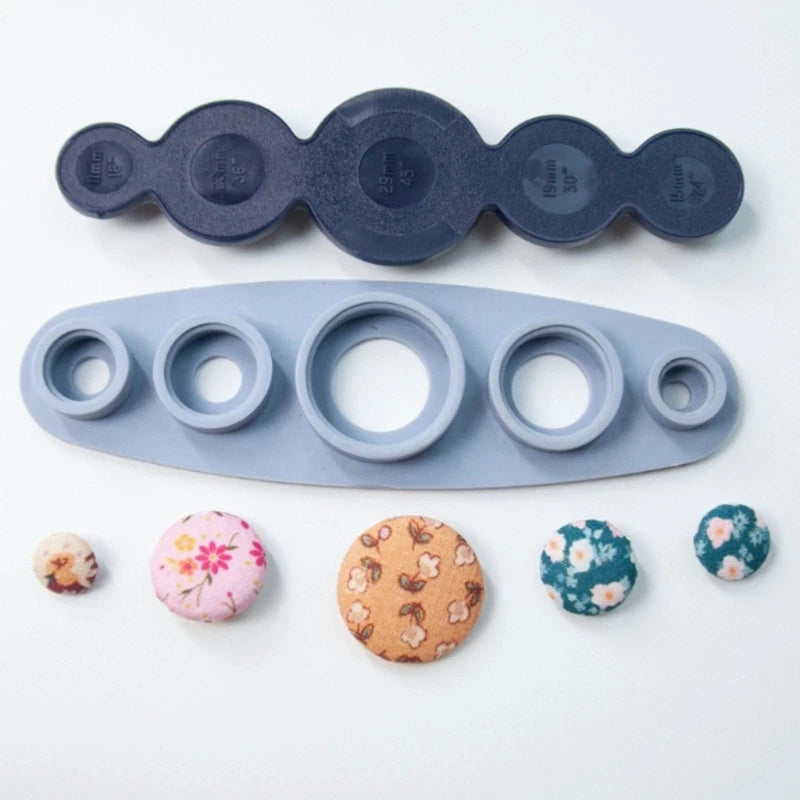 Ferramenta Universal Para Botões De Cobertura Tamanhos: 11mm, 15mm, 19mm, 23mm, 29mm, Make Own Covered Buttons