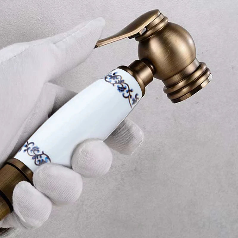 Ducha Higiênica Torneira Bidê de Parede com Spray Frontal