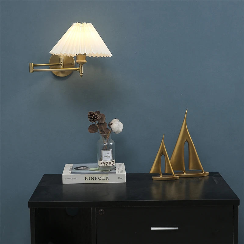 Arandela de Parede Articulável Classic Slim Ajustável Dobrável