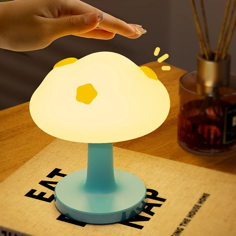 Luminária de Mesa Nuvem Panda LED Recarregável – Coelho E Panda Sem Fio