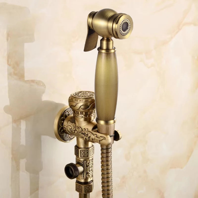 Ducha Higiênica Torneira Bidê de Parede com Spray Frontal