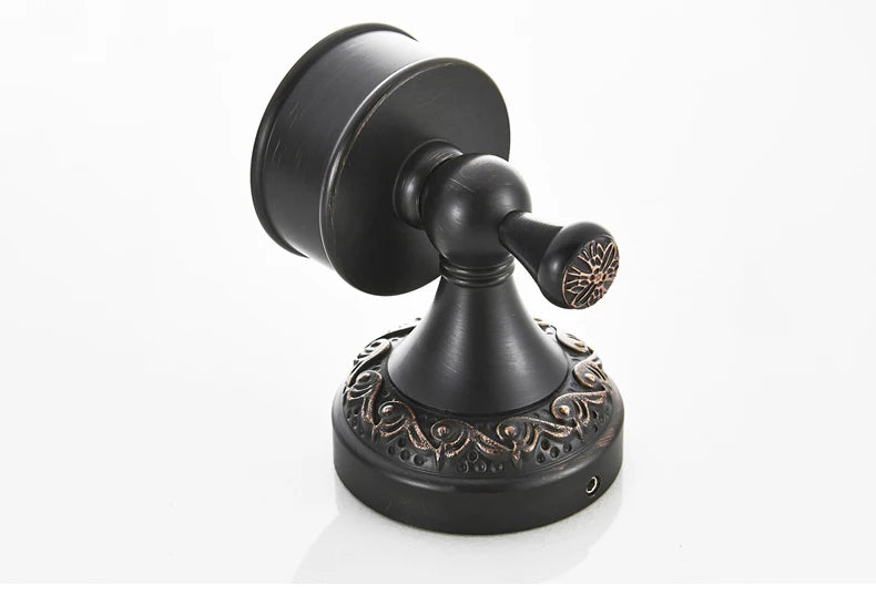 Saboneteira de Parede Vintage Bronze e Preto