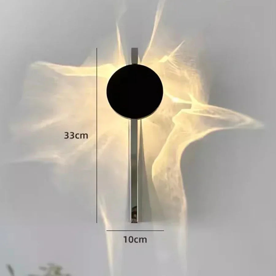 Arandela Orgânica Contemporânea – 1 ou 2 Pontos de Luz, Projeção Cênica e Iluminação por Sombras