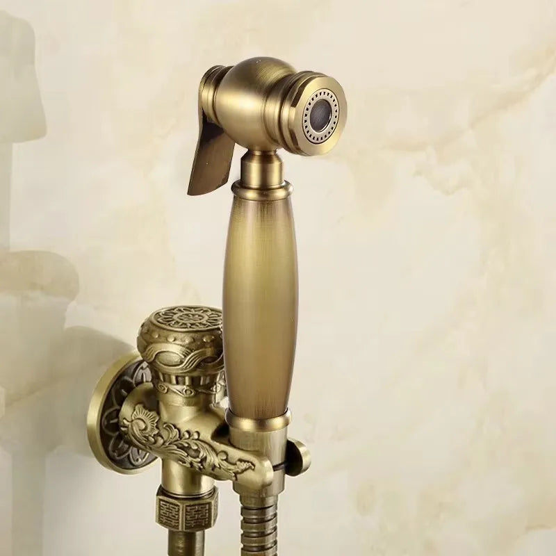 Ducha Higiênica Torneira Bidê de Parede com Spray Frontal