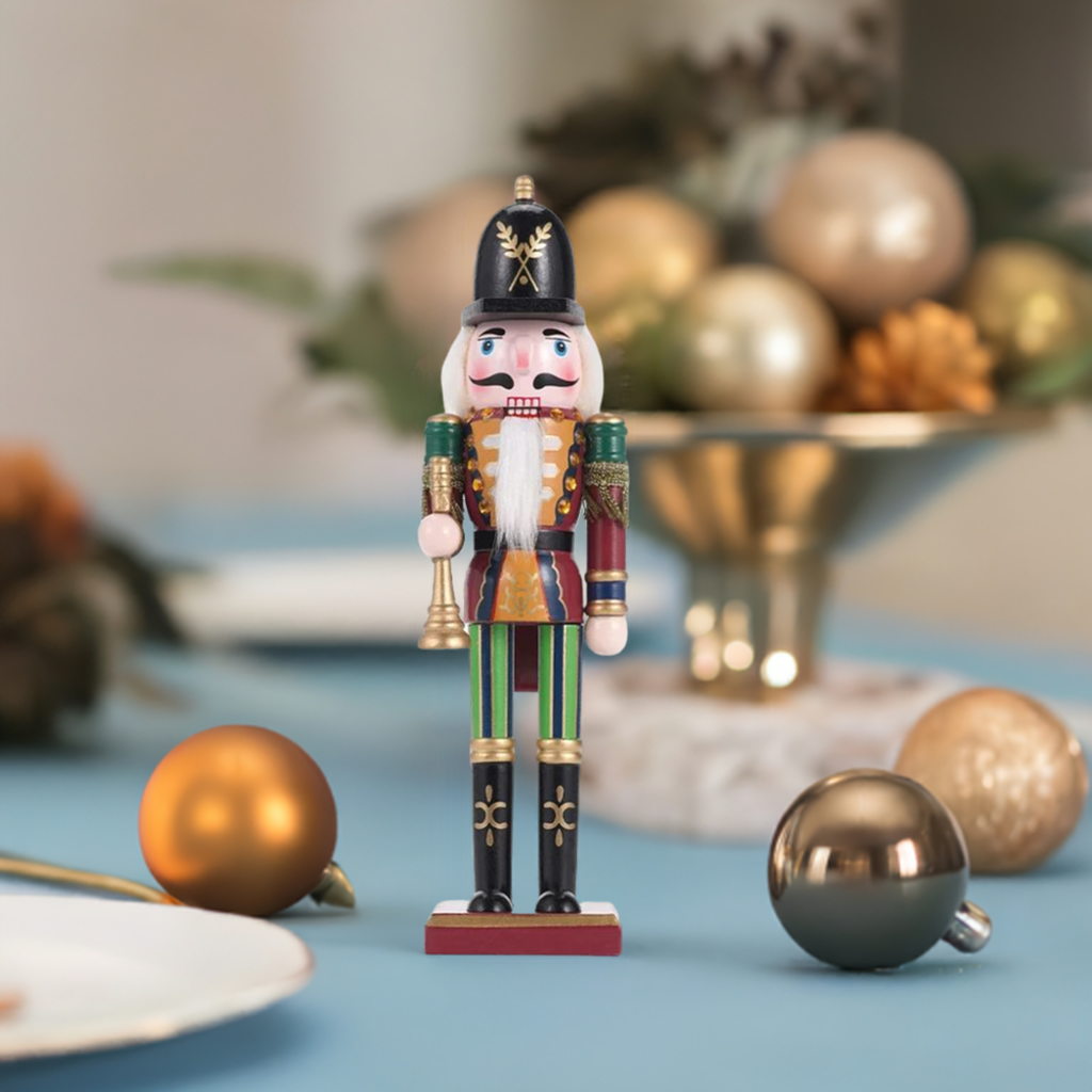 Quebra-Nozes 30cm Madeira Natal