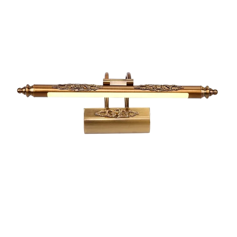 Arandela Linear Vintage Led 8W 50CM Luminária de Parede Bronze Art Decor