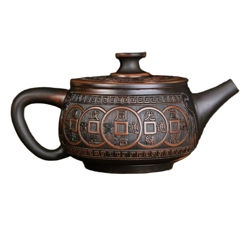 Bule Giratório Jianshui Hanwa Keti – Arte e Tradição em Cerâmica Roxa