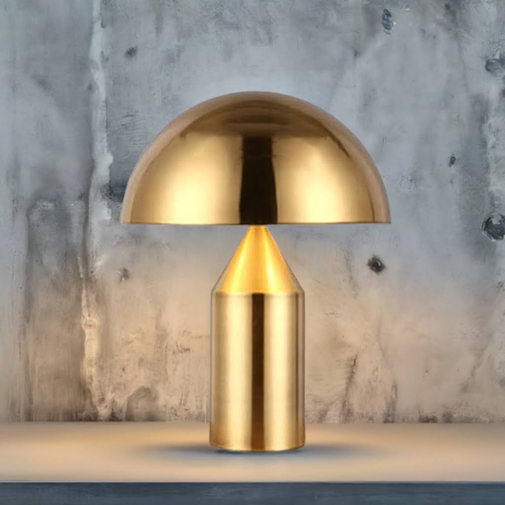 Atollo Luminária De Mesa Led Com Fio | LED Cogumelo Mushroom