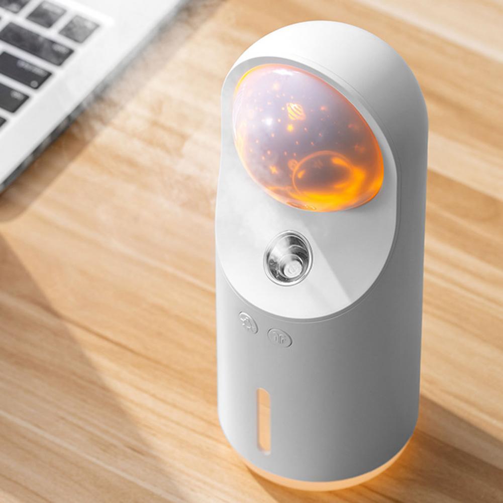 Projetor Abajur De Lua Foguete Espaço Projeção Aromatizador Adultos E Crianças - Decoronline+CO