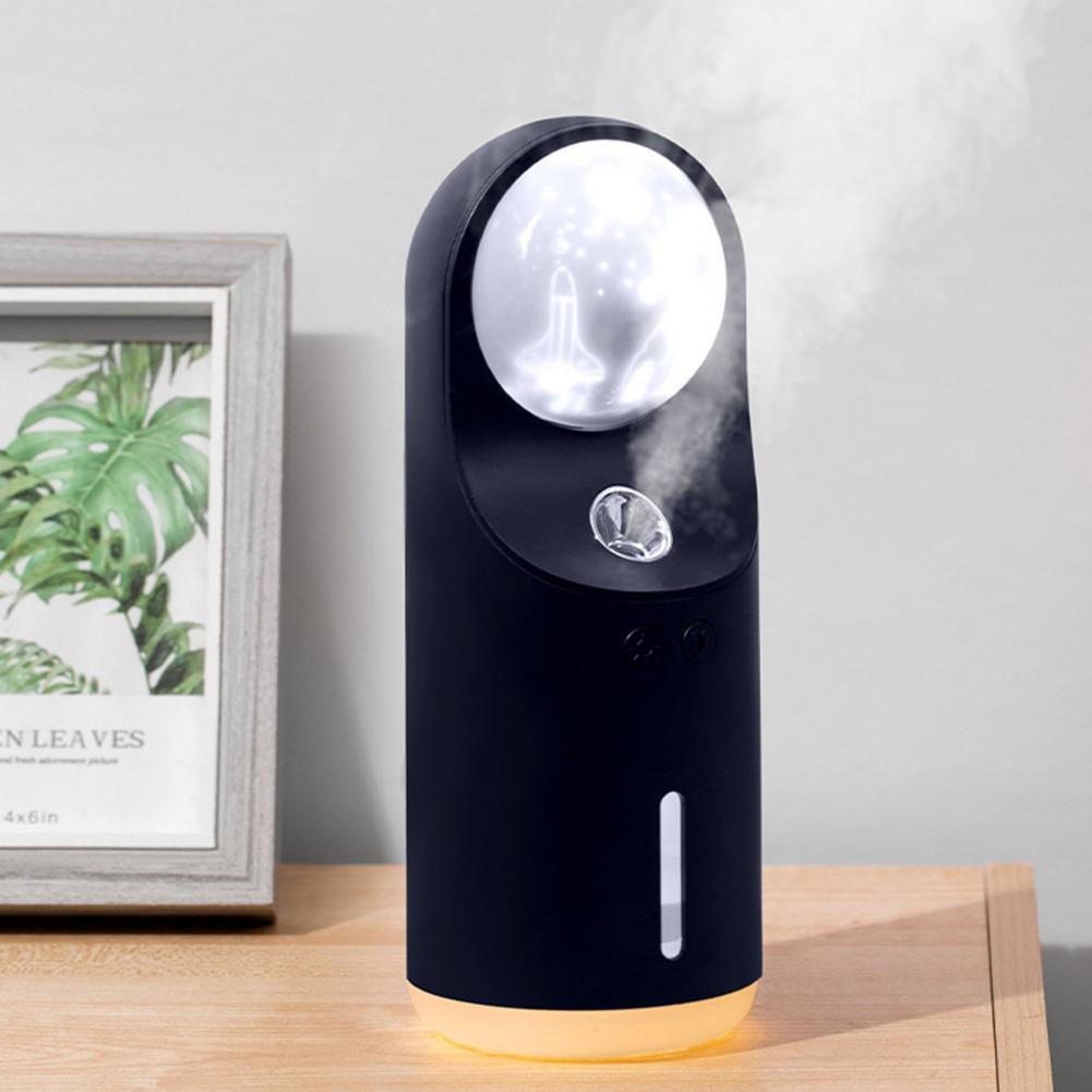 Projetor Abajur De Lua Foguete Espaço Projeção Aromatizador Adultos E Crianças - Decoronline+CO